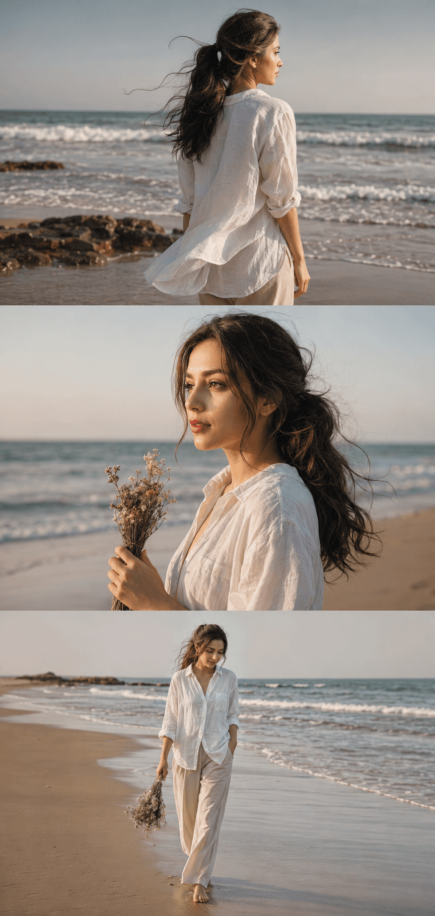 سه لایه کنار دریا ترند اینستا سوژه زن