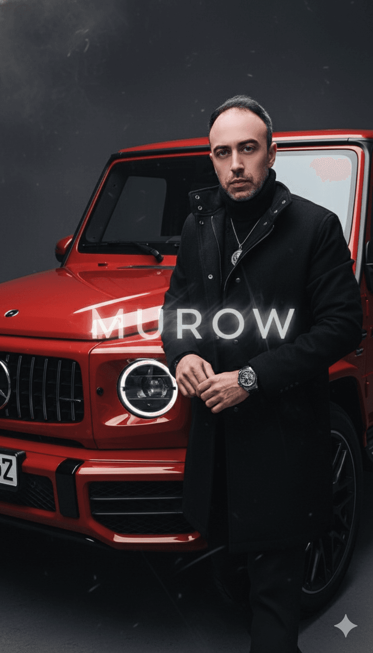 مرد جذاب کنار جیواگن قرمز